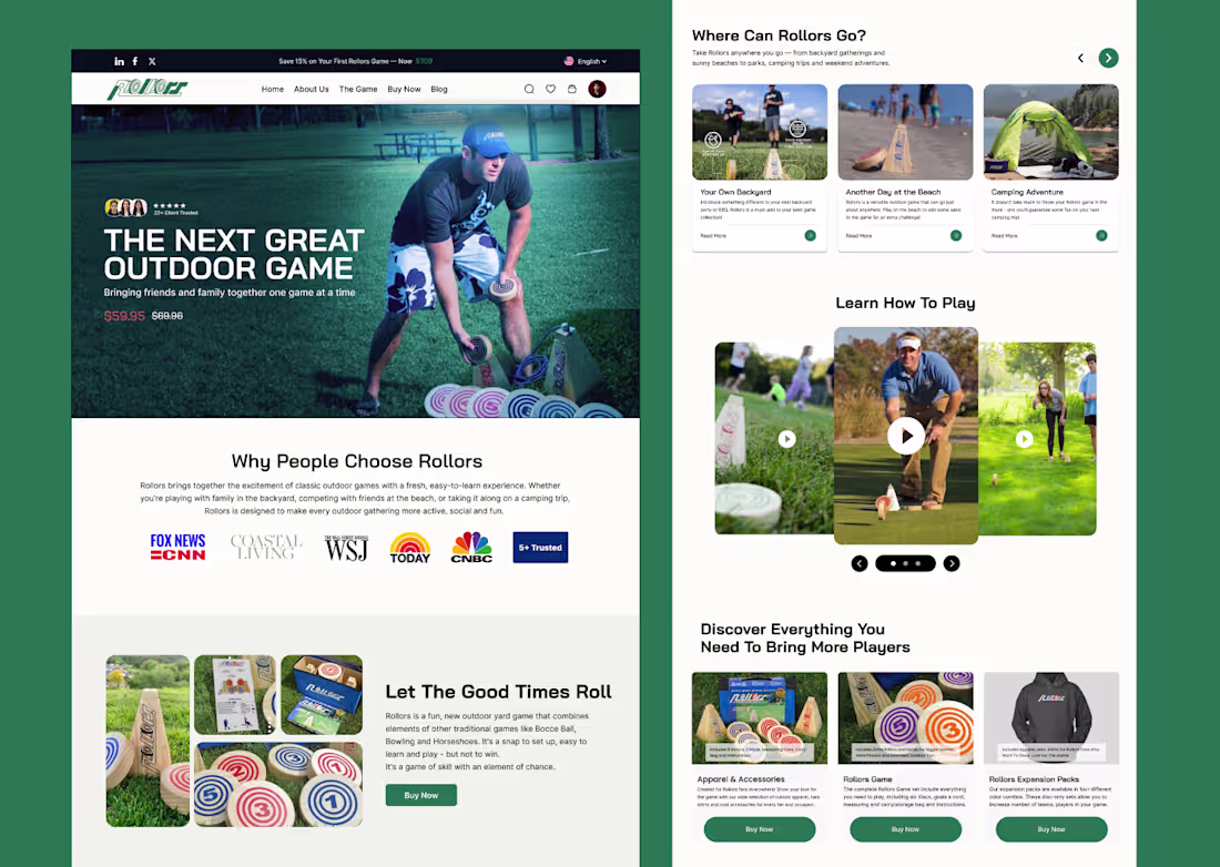 Cover image for Website Design