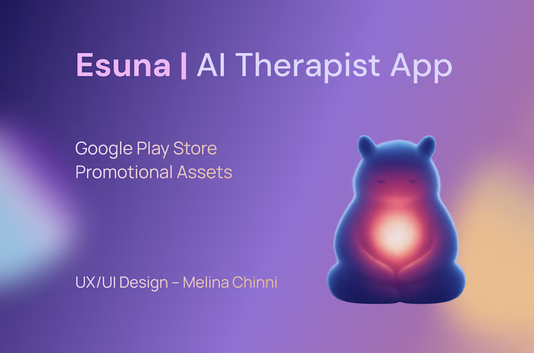 Cover image for AI therapist app Promotional asset