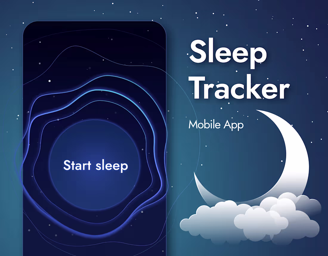 Cover image for Sleep Tracker App | UI/UX Design