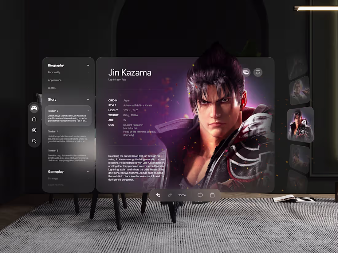 Cover image for Vision Pro UI