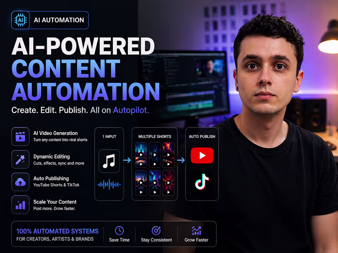 Cover image for AI Viral Shorts Automation System
