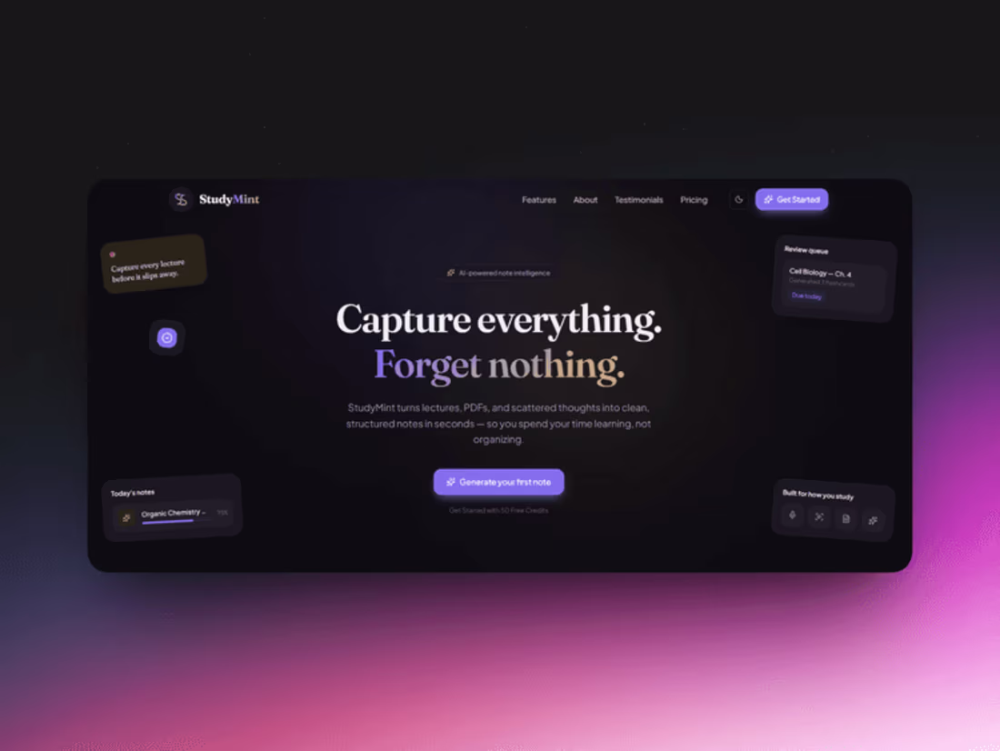 Cover image for StudyMint AI