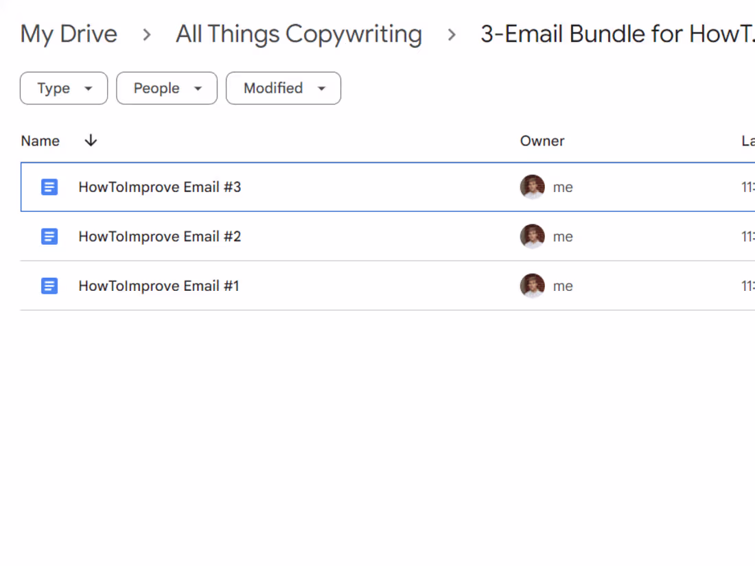 Cover image for 3-Email Copy Bundle