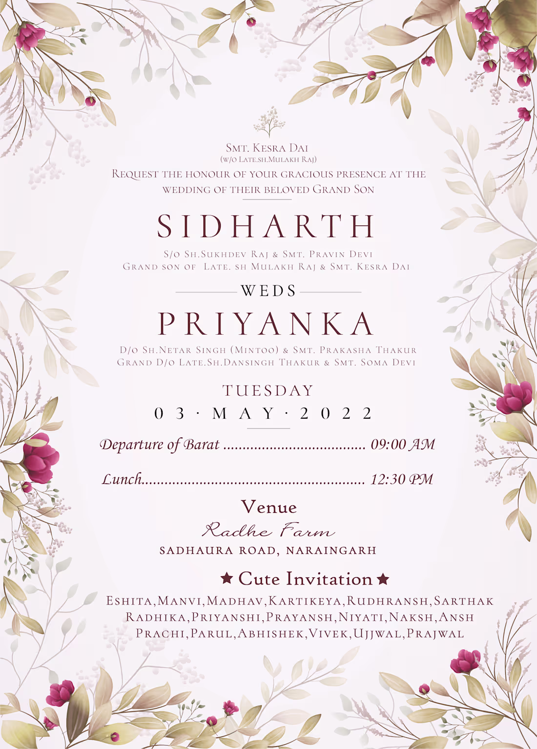 Cover image for INVITATION DESIGN