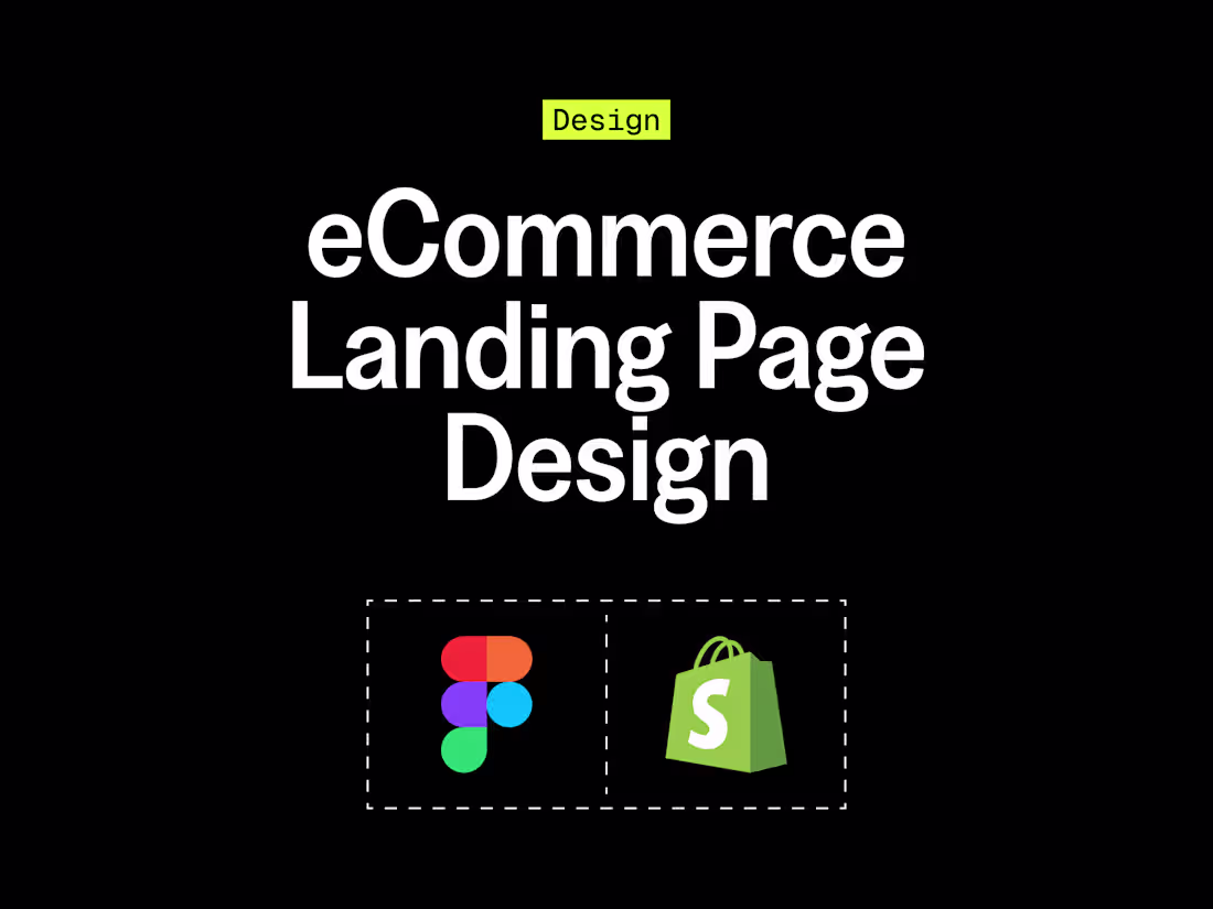 Cover image for eCommerce Landing Page Design