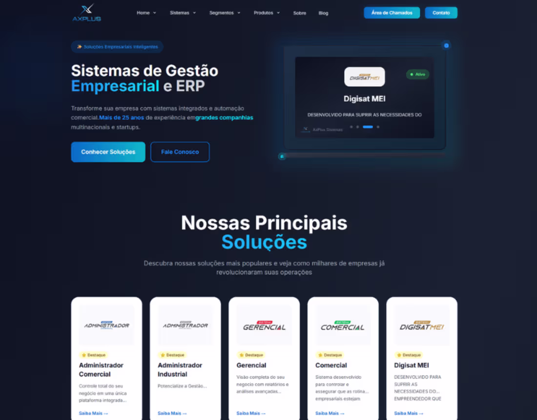 Cover image for Site Corporativo com Sistema - React + Next.js