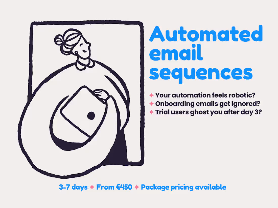 Cover image for Automated email sequences