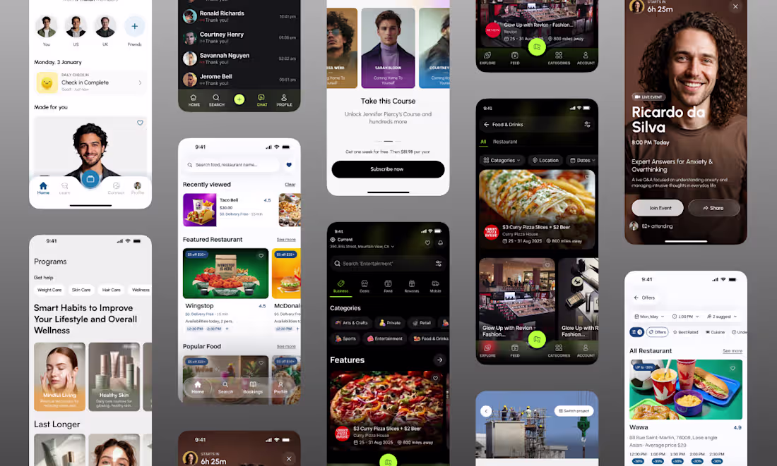 Cover image for Mobile App UI/UX Design | iOS & Android in Figma