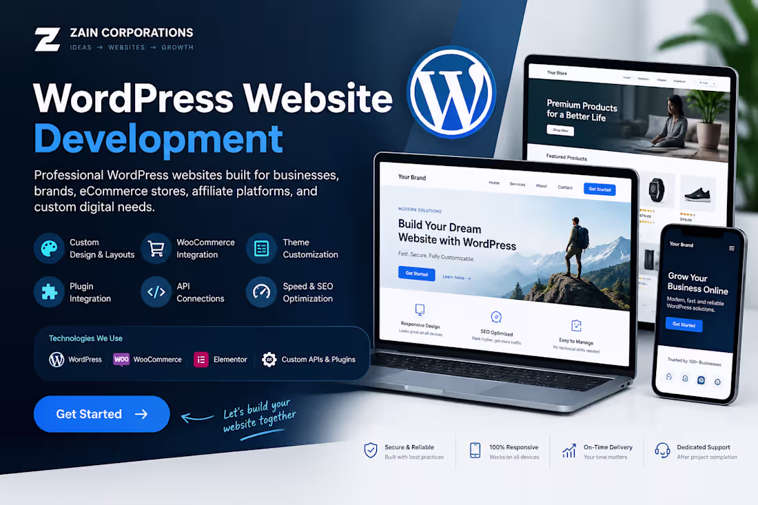 Cover image for WordPress Website Development