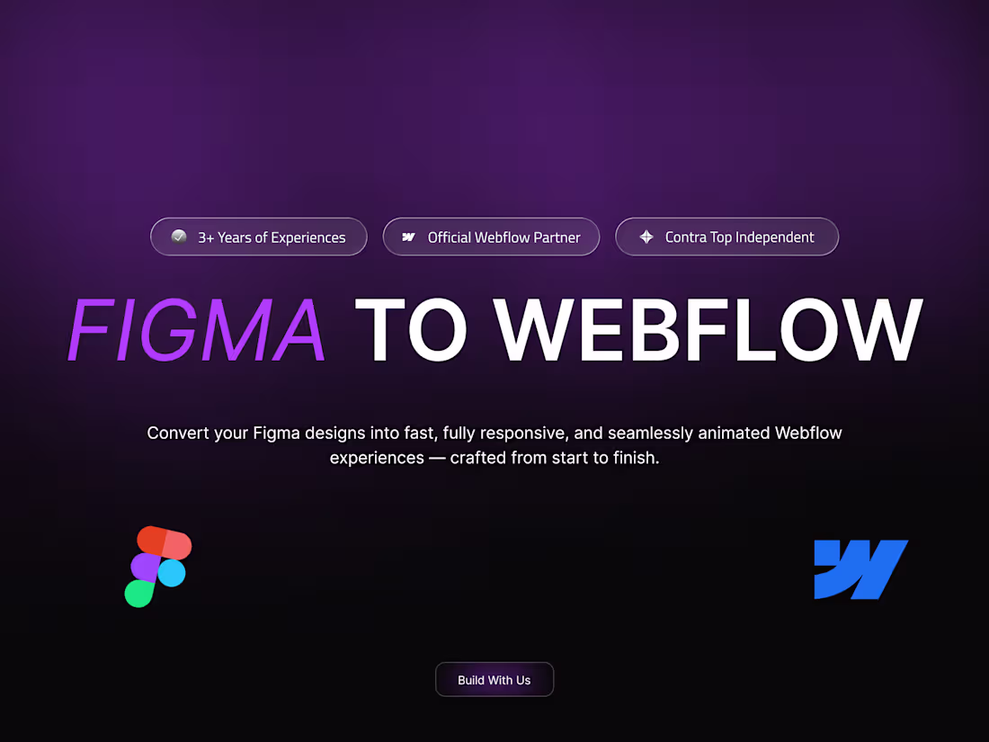 Cover image for Figma to Webflow Design & Development