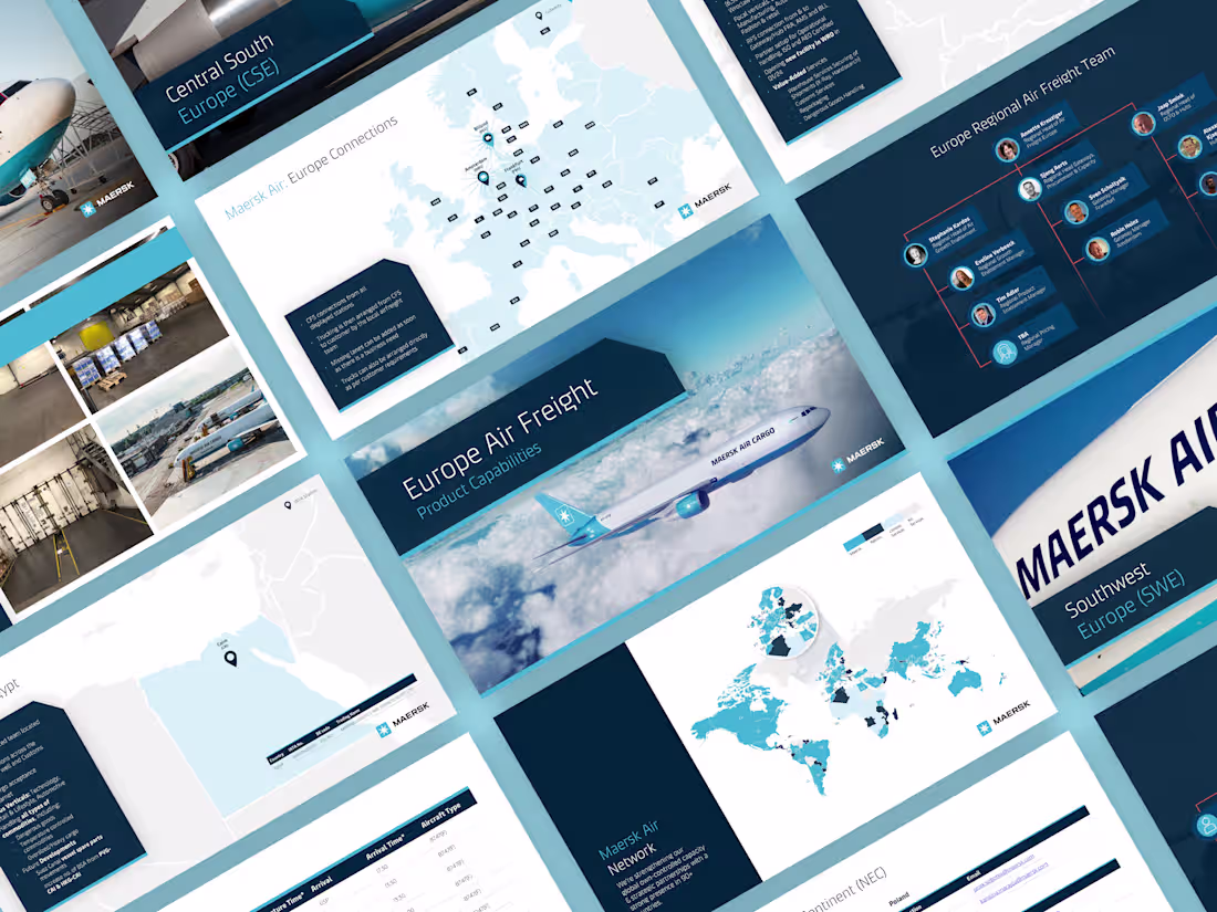 Cover image for Maersk Presentation Design