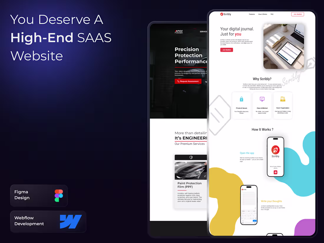 Cover image for Modern SaaS Website Design (Clean, Fast & High-Converting)