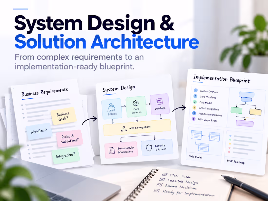 Cover image for System Design & Solution Architecture