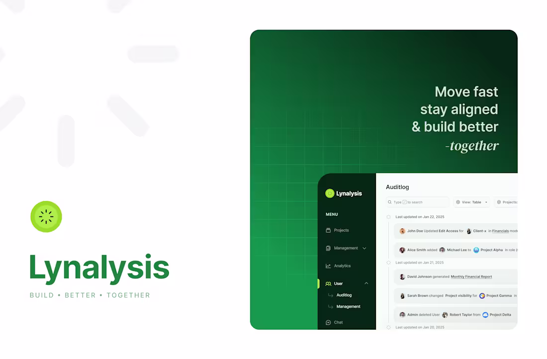 Cover image for  Lynalysis UI/UX