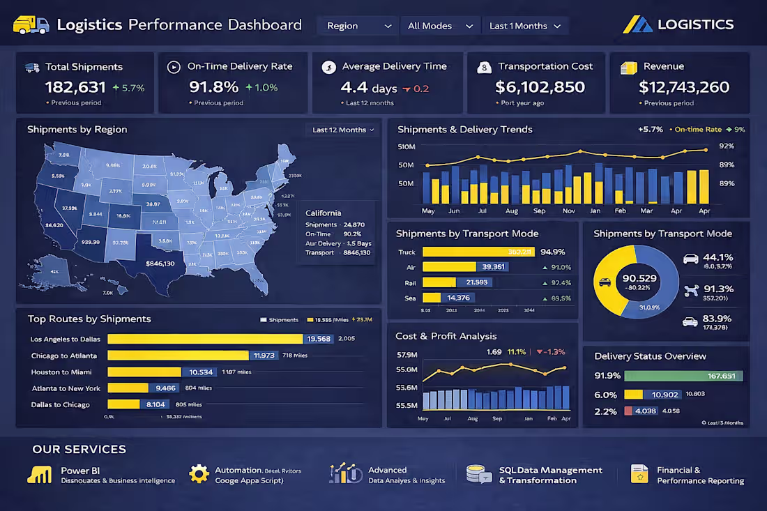 Cover image for 🚛 Transform Your Logistics Data