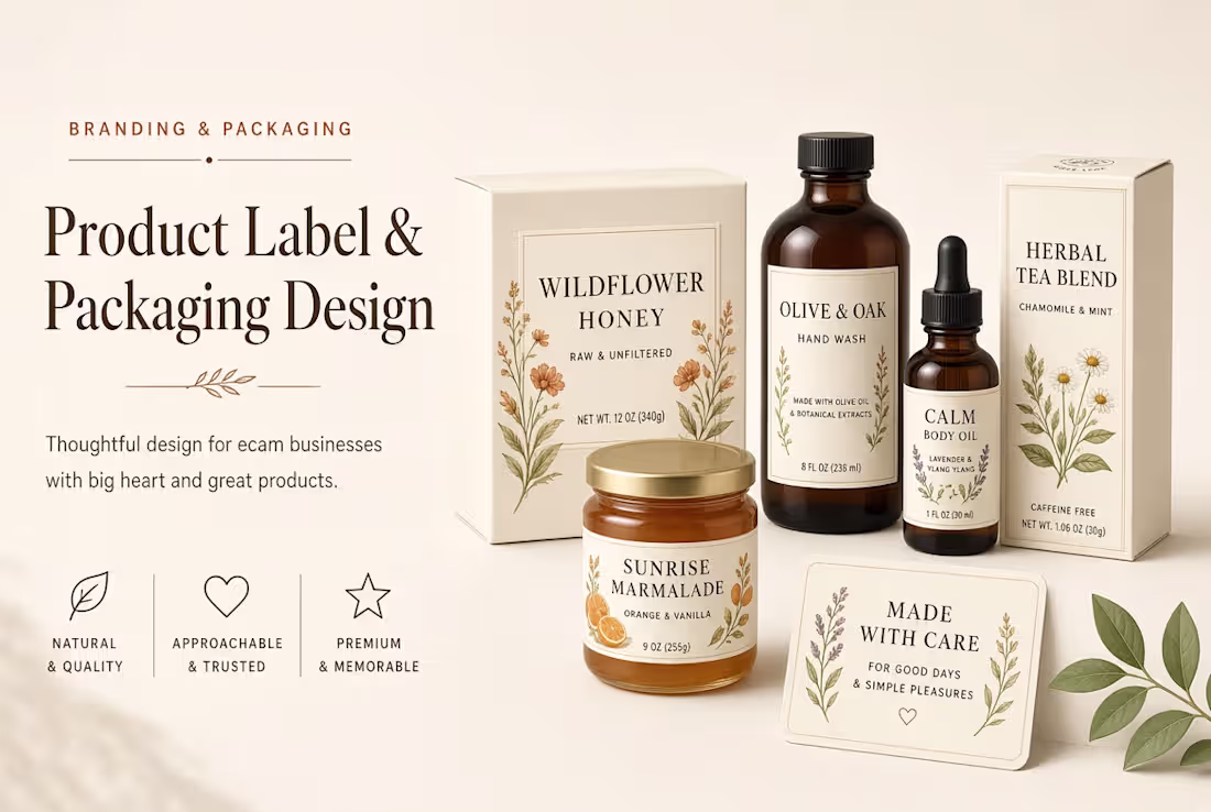 Cover image for Product Label & Packaging Design for Small Businesses