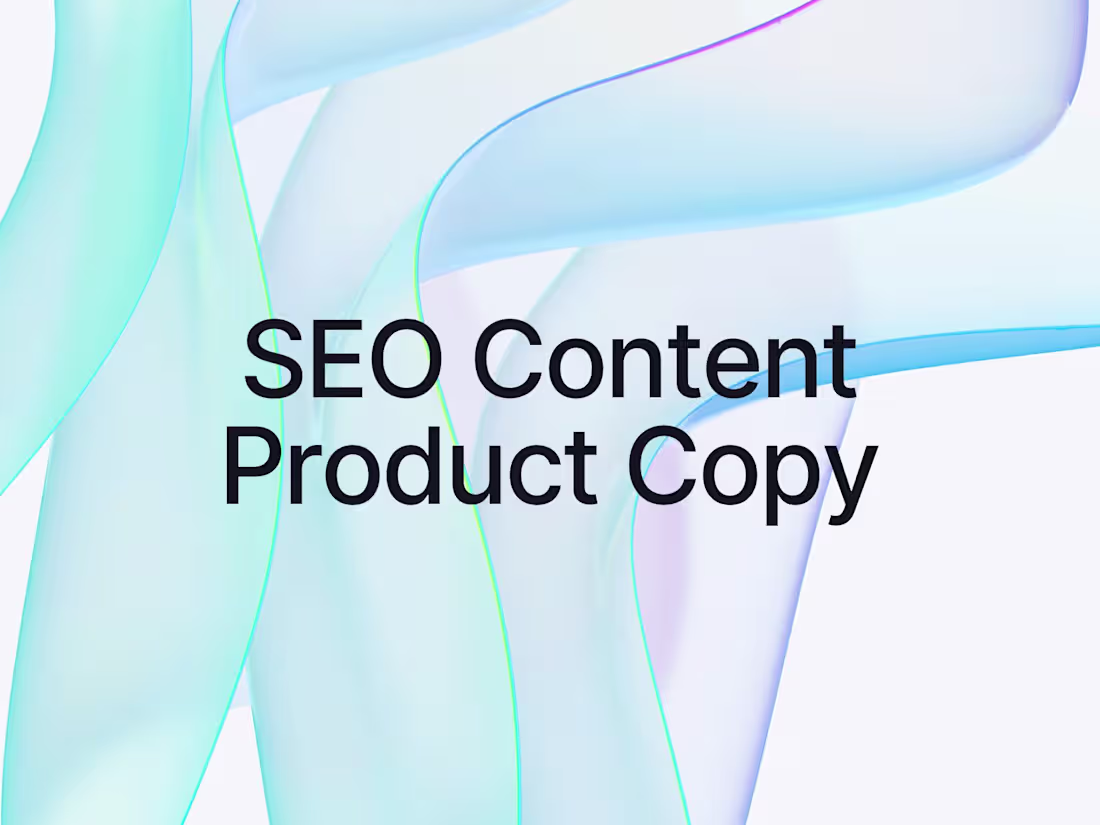 Cover image for SEO Content-Product Copy: Optimize search results | Travel Agent