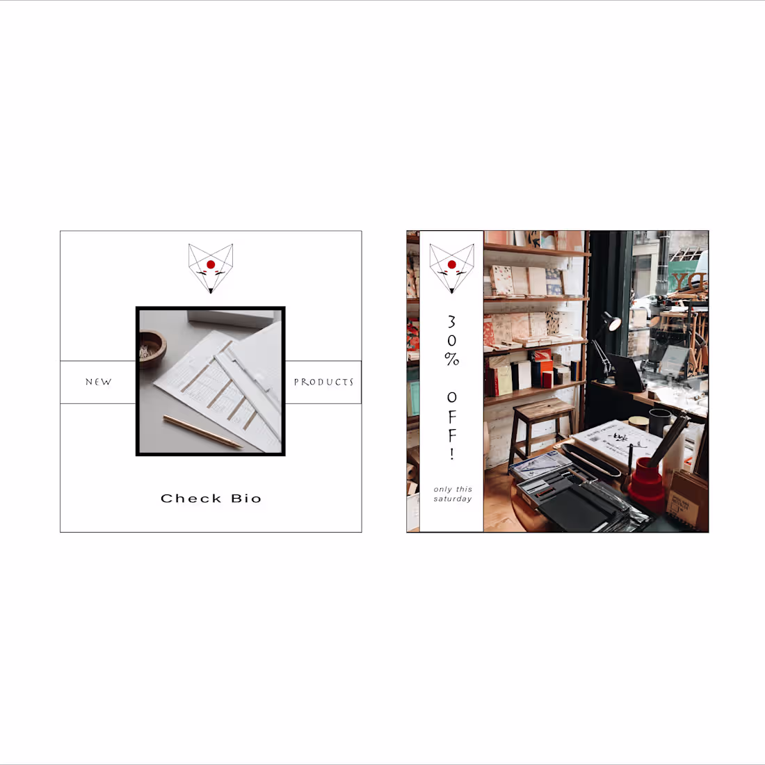 Cover image for Kami - Stationary Store Branding and Social Media Design