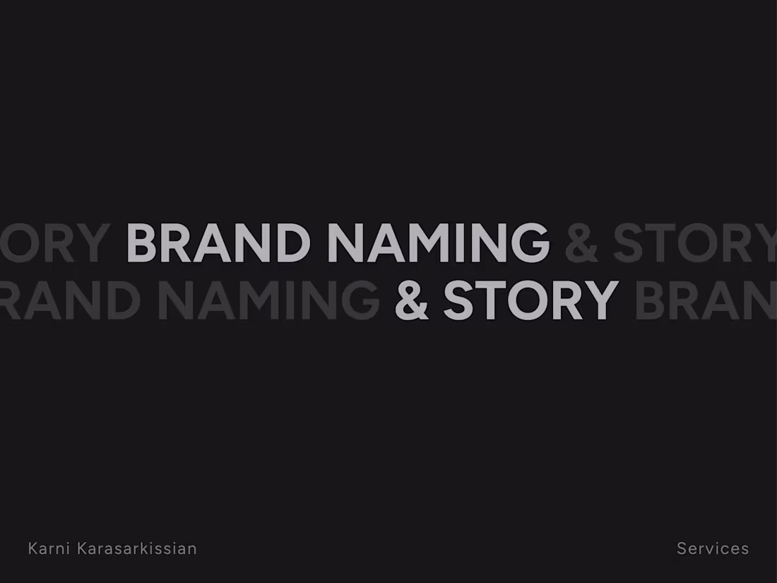 Cover image for Brand Naming & Story