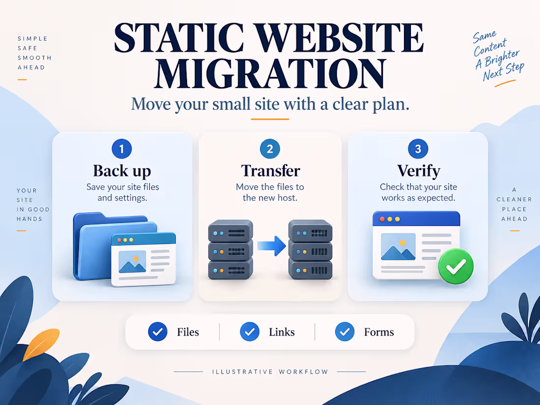 Cover image for Move a small static website to your new hosting
