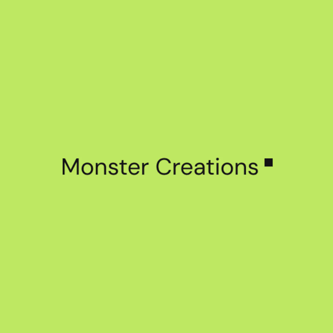 Cover image for Monster Creations