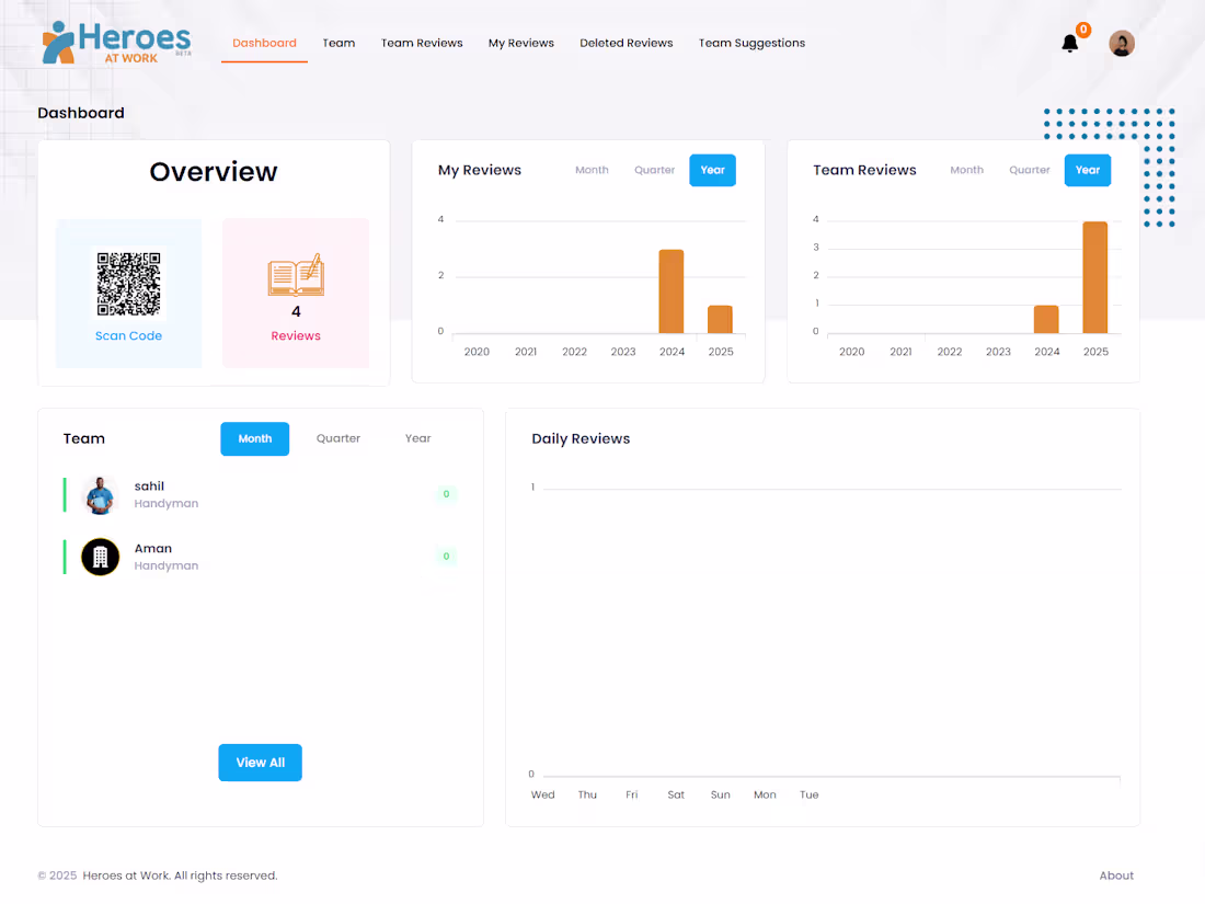 Cover image for Reviews Platform