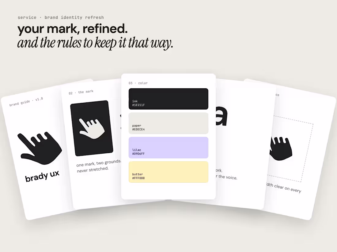 Cover image for Brand identity refresh: logo, guide and files