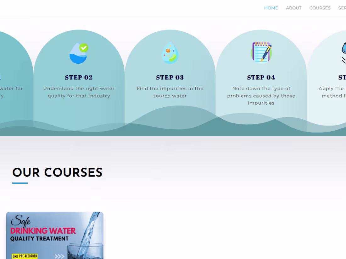Cover image for Landing Page design for Water Professionals Hub