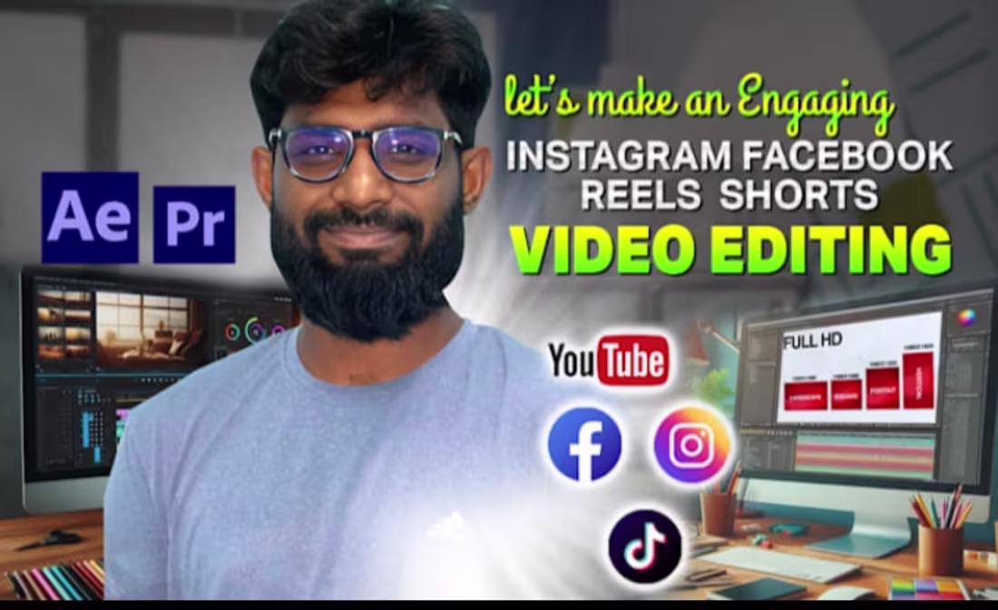 Cover image for Instagram Reels & TikTok Video Editing