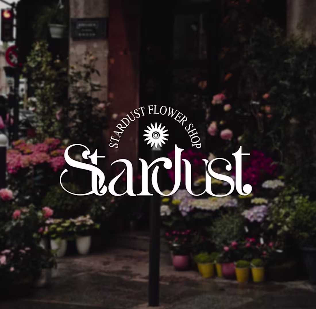 Cover image for Stardust Flower Shop brand identity guide 🌸