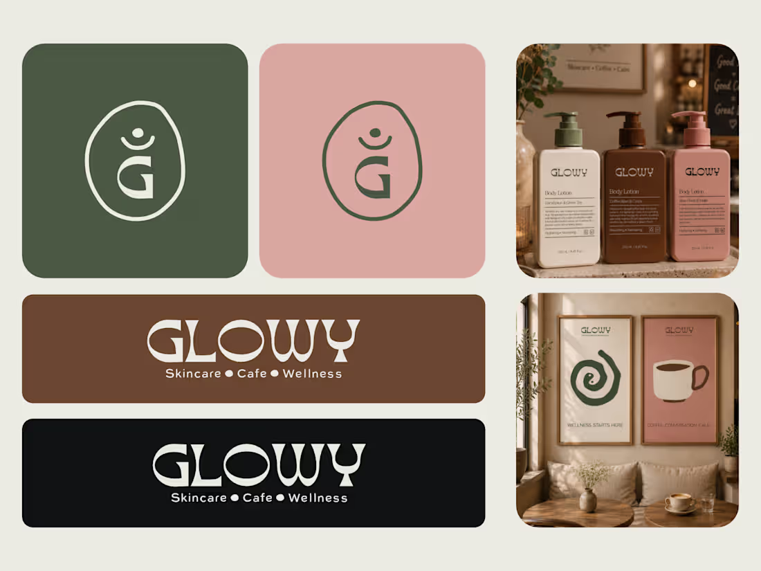 Cover image for Branding & Packaging Design for Glowy