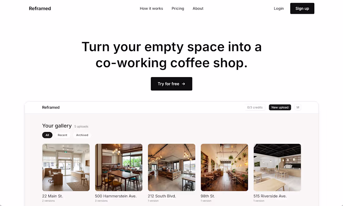 Cover image for Reframed (Claude Code Web App)