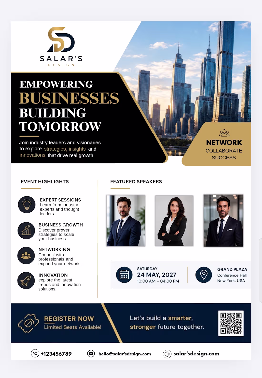 Cover image for Empowering Businesses - Professional Corporate Business Even...