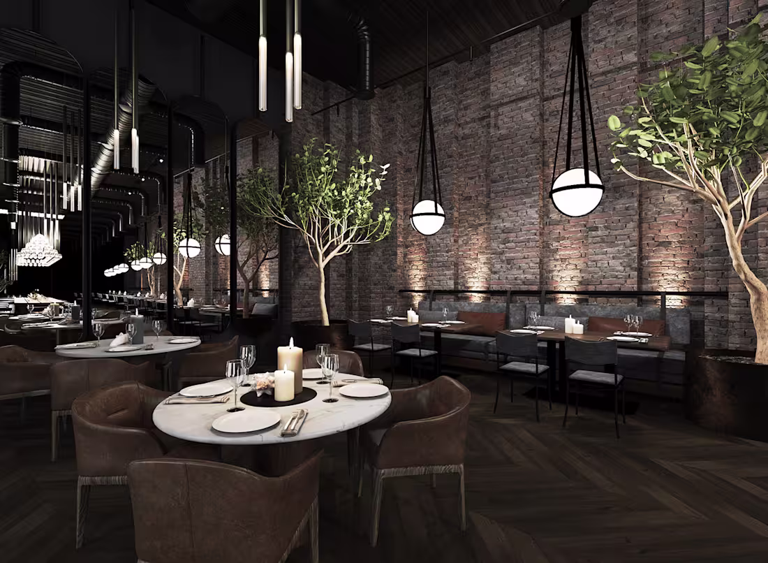 Cover image for 3D Restaurant Interior Visualization
This restaurant