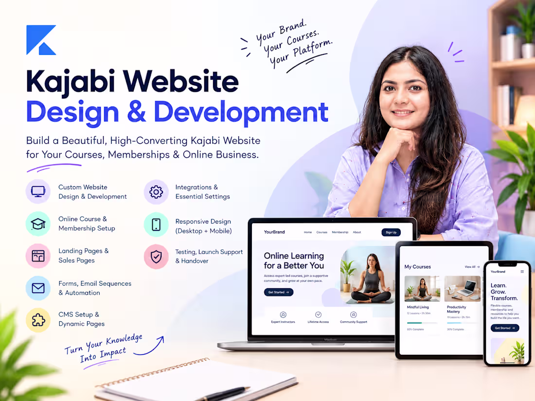 Cover image for Kajabi Website Design & Development