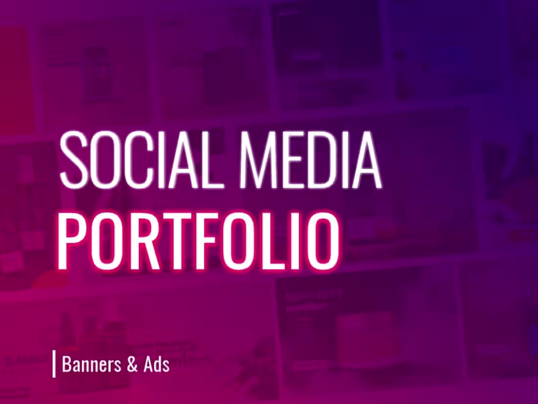 Cover image for Social Media Design Portfolio
