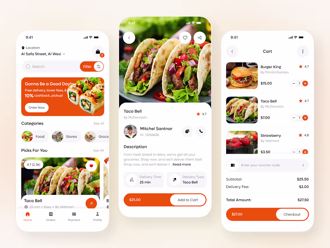 Cover image for Food Delivery Mobile App