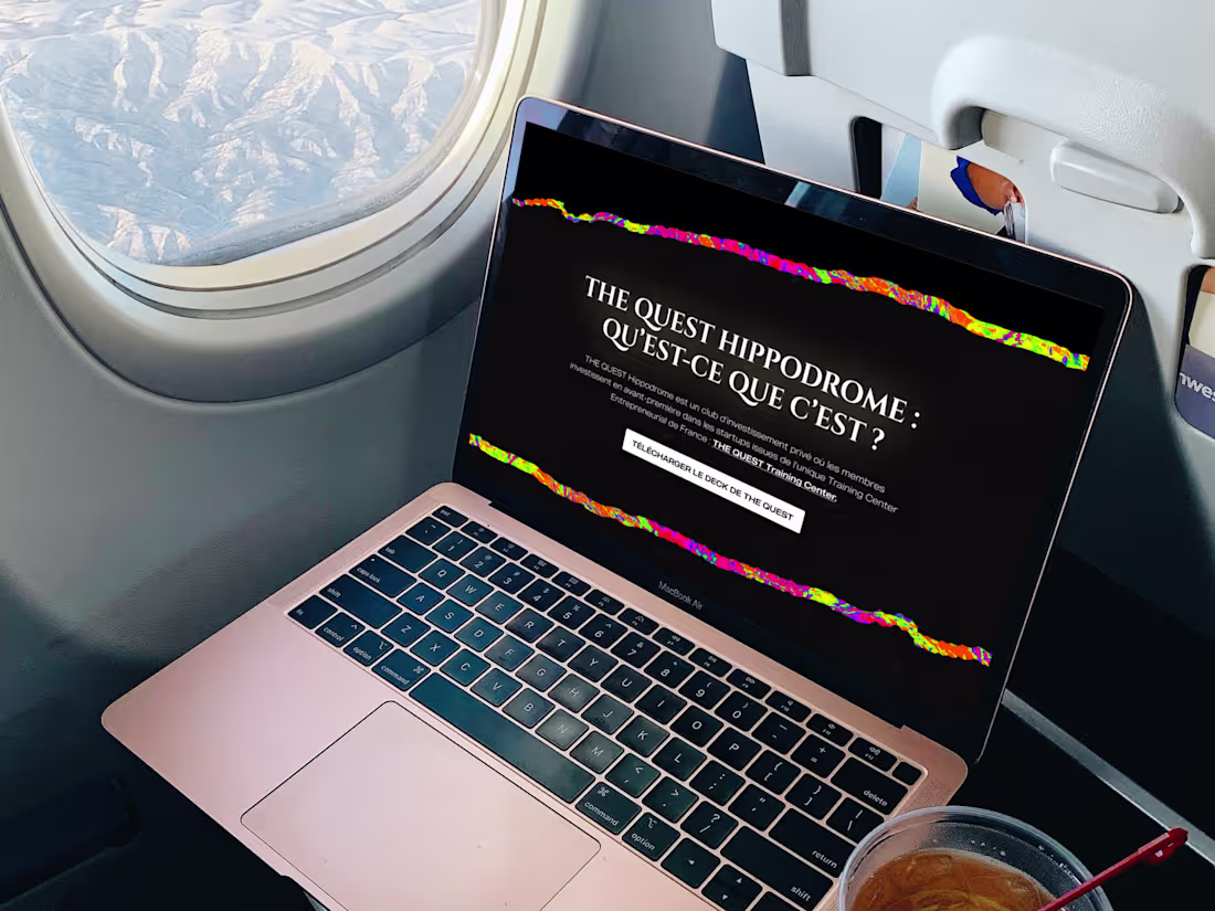 Cover image for The Quest · Startup Studio Landing Page · UI & Web Design