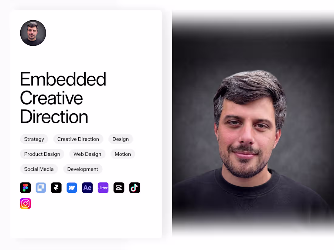 Cover image for Embedded Creative Direction — Monthly Partnership