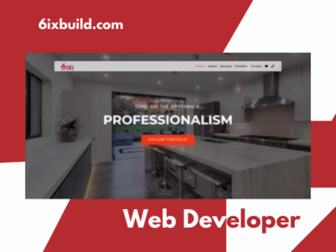 Cover image for 6ixbuild.com Web Developer