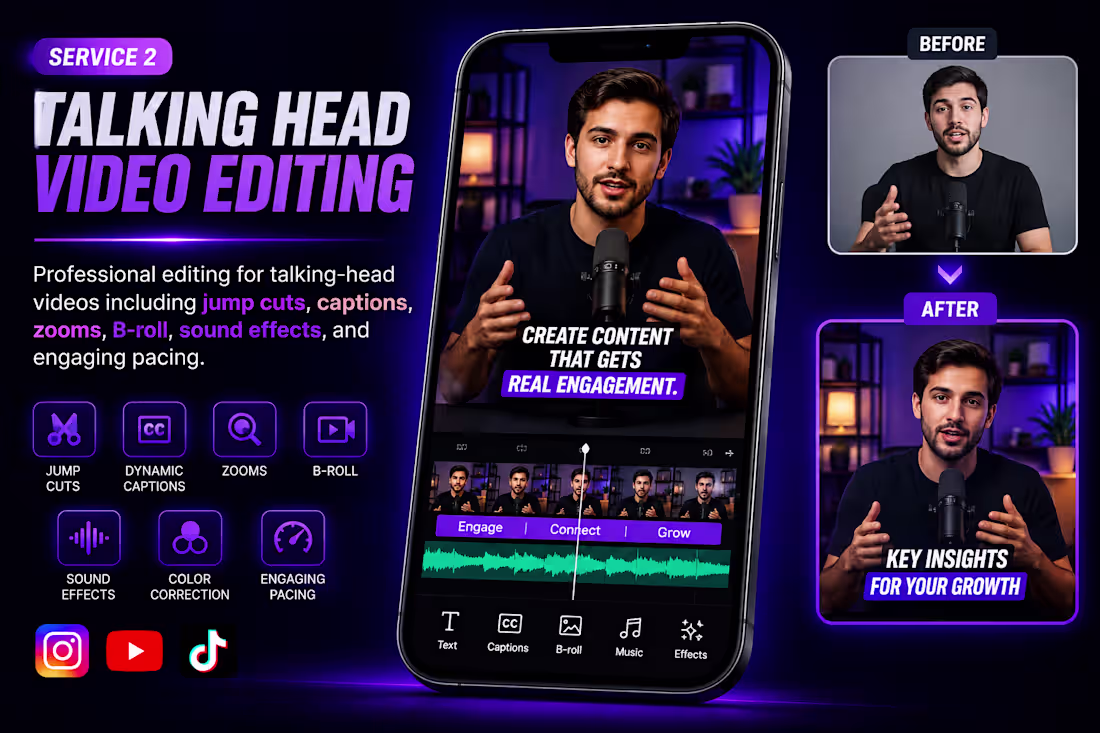 Cover image for Talking Head Video Editing