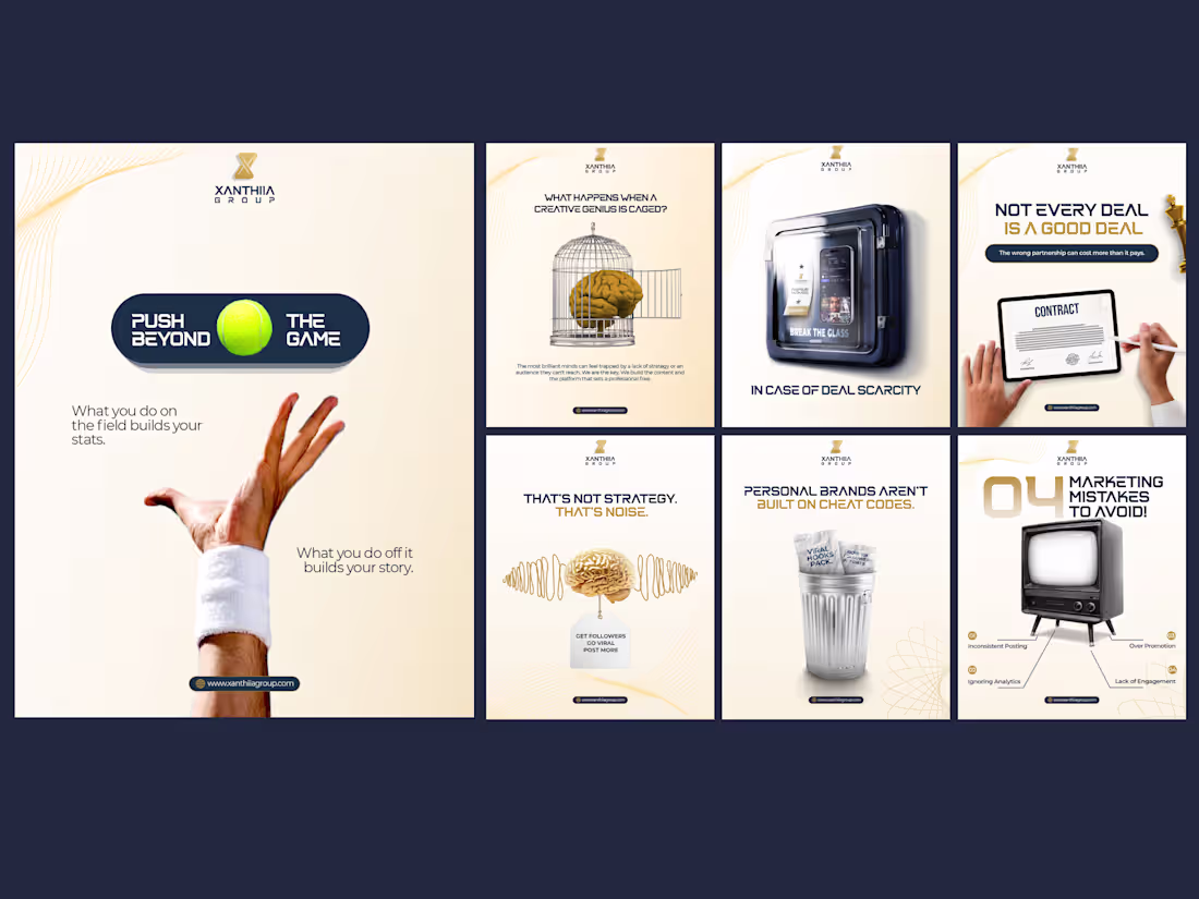 Cover image for Creative Direction for Xanthiia Group: Brand Strategy