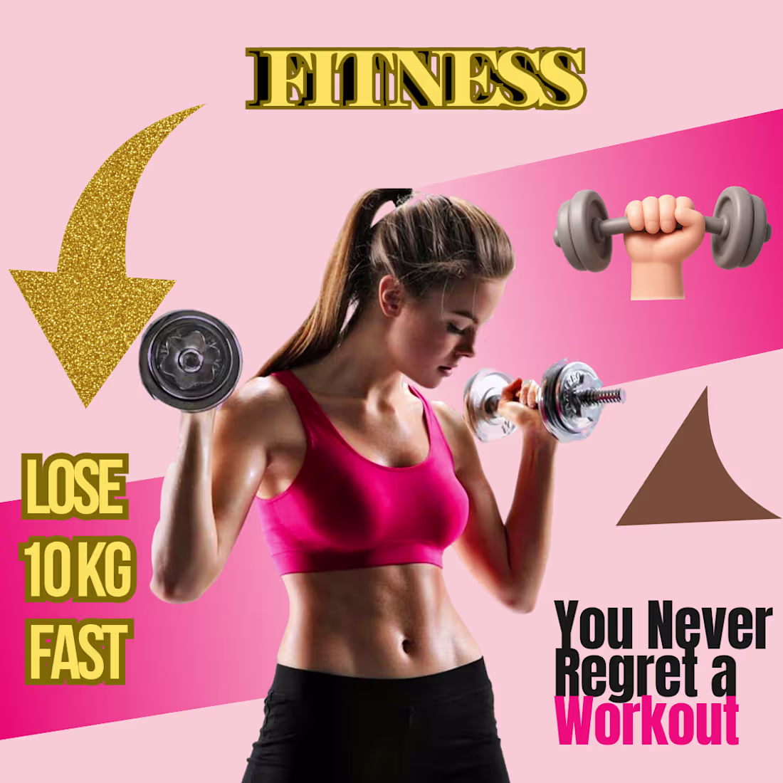 Cover image for Fitness social media post design