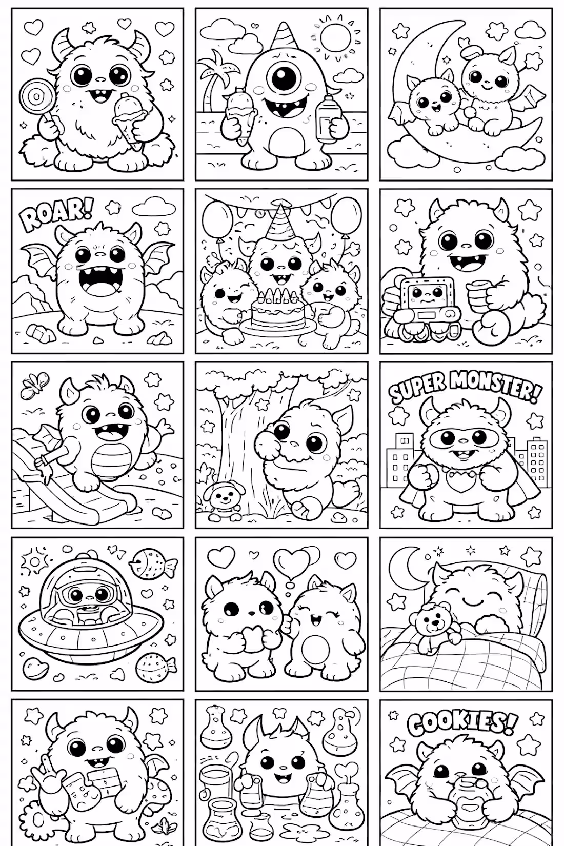 Cover image for “Children’s Illustration + Coloring Book