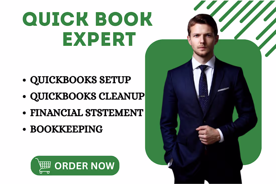 Cover image for QuickBooks Setup, Cleanup & Monthly Bookkeeping Support