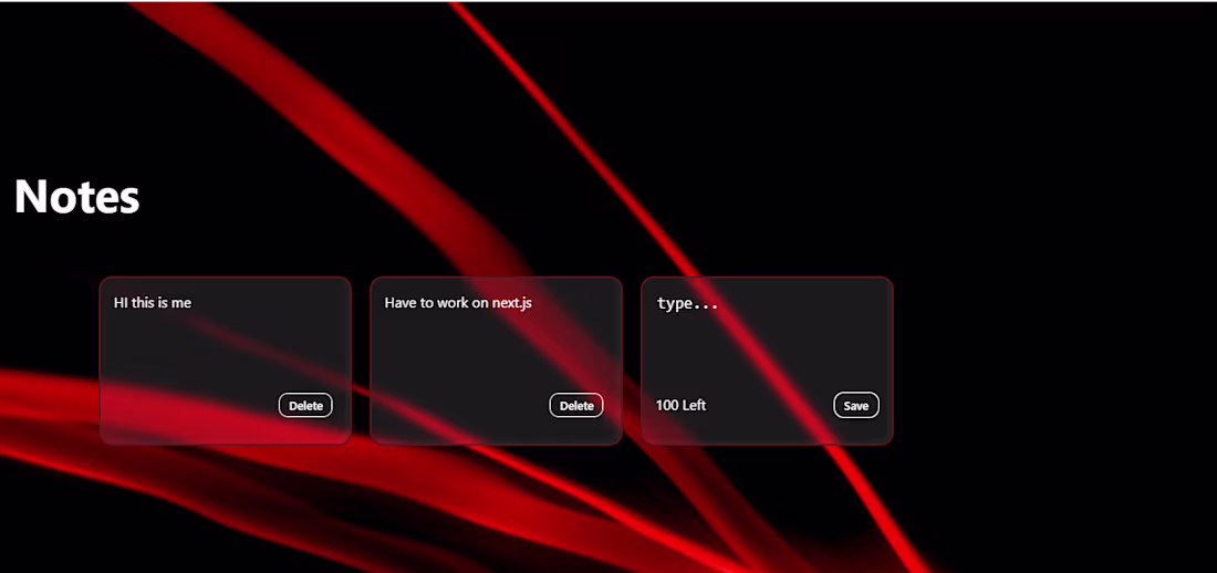 Cover image for Notes App : Developed a