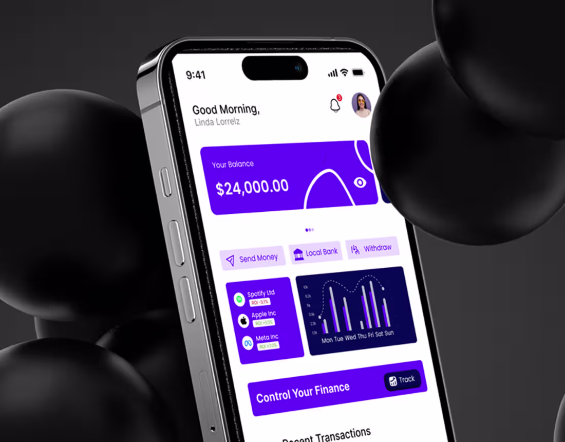 Cover image for Modern Fintech Mobile App