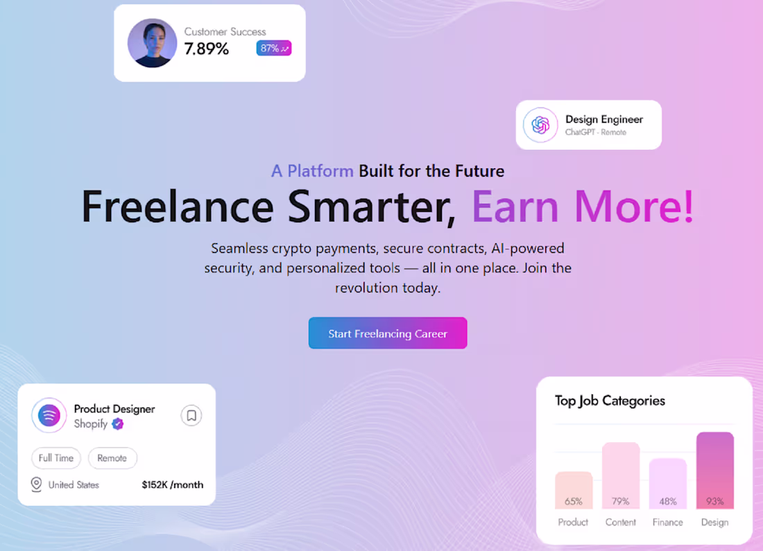 Cover image for Lovable + Replit: Freelancing Platform