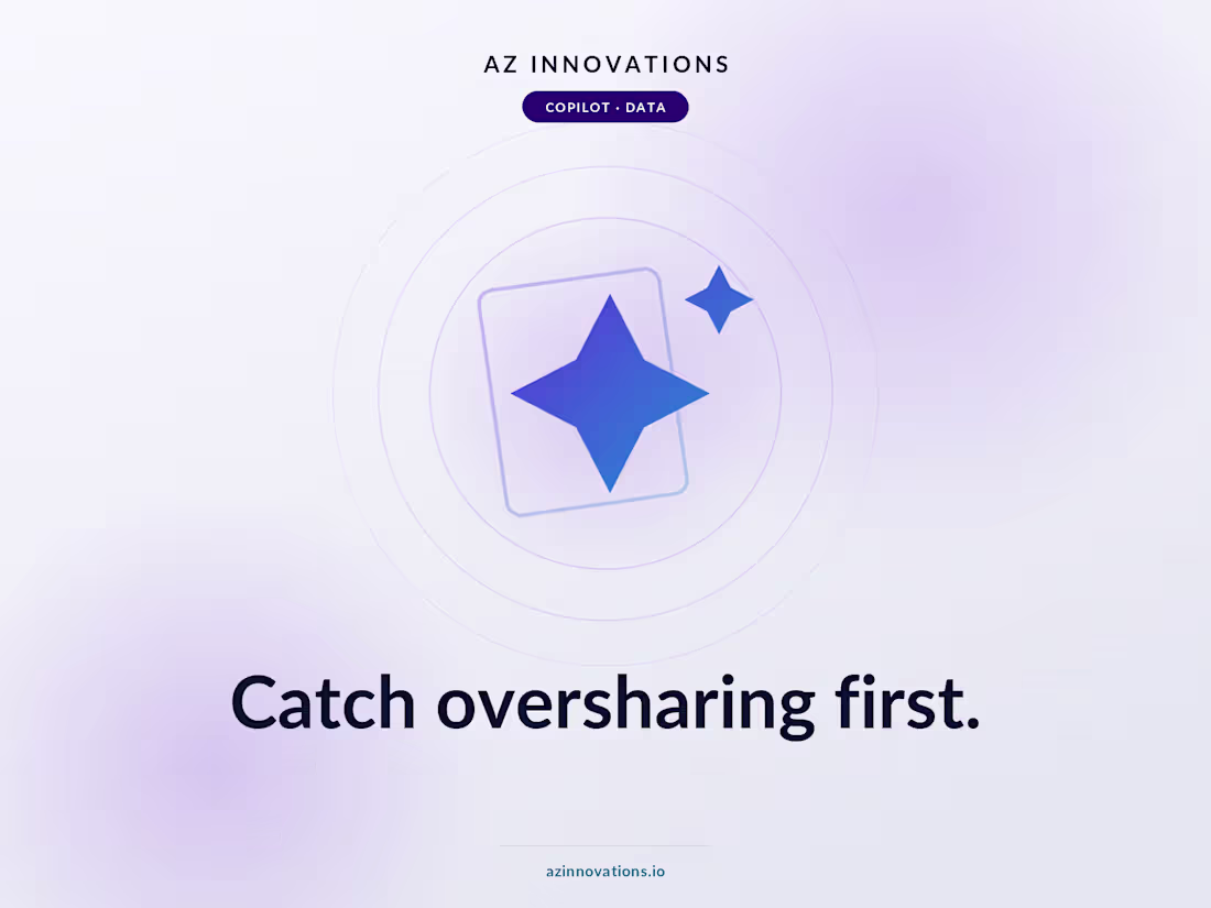 Cover image for Copilot Data Readiness Check (Representative)