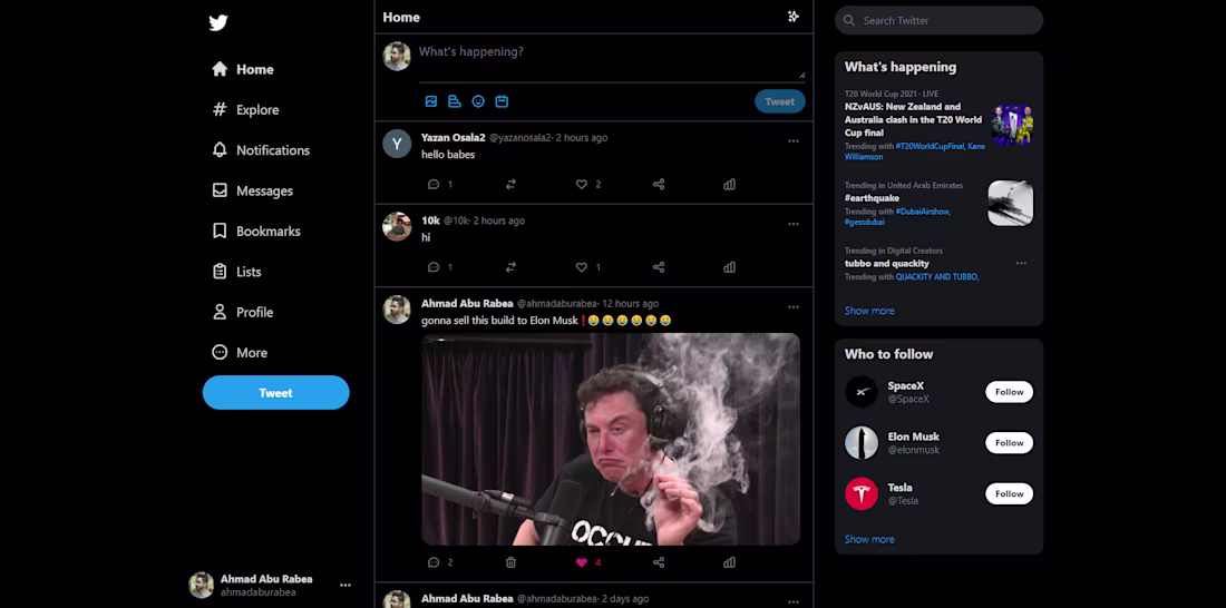 Cover image for Twitter Clone Development